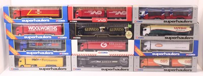 Lot 954 - A Corgi mostly Superhaulers 1/64 scale boxed...