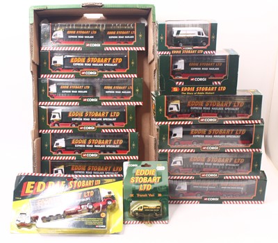 Lot 952 - Corgi Toys Eddie Stobart tray containing...