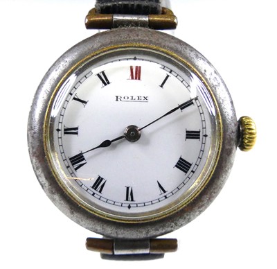 Lot 2784 - A vintage lady's Rolex steel cased wristwatch,...