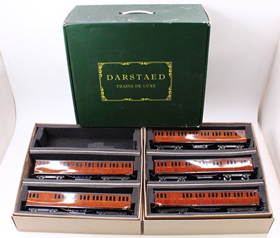 Lot 228 - Five Darstaed London transport coaches, housed...