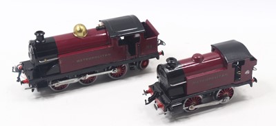 Lot 116 - Two repainted coarse scale locos including a...