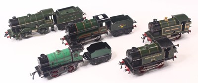 Lot 121 - Five Hornby 0 gauge locos to include a 1931-35...