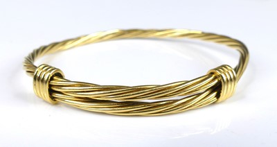 Lot 2778 - A Theo Fennell 18ct gold ropetwist bangle,...