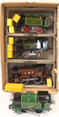 Lot 117 - Four Hornby 0 gauge locos to include a...