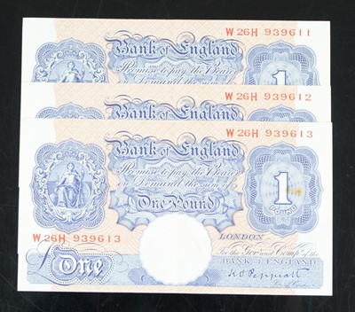 Lot 3170 - Great Britain, Bank of England, a consecutive...