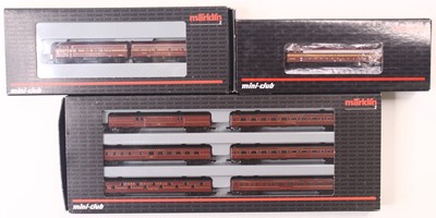 Lot 774 - Two Marklin Mini Club Z gauge American locos...