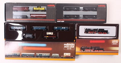 Lot 772 - One Marklin Mini Club Z gauge loco and a...