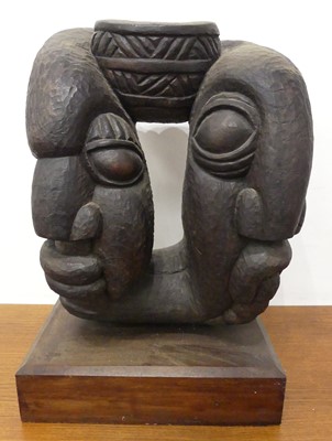 Lot 191 - Emmanuel Taiwo Jegede (Nigerian b.1943) - Twin...