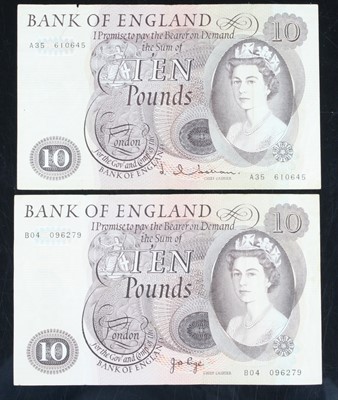 Lot 3182 - Great Britain, Bank of England Ten pound note,...