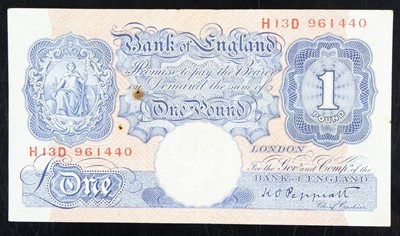 Lot 3201 - Great Britain, a collection of banknotes and...