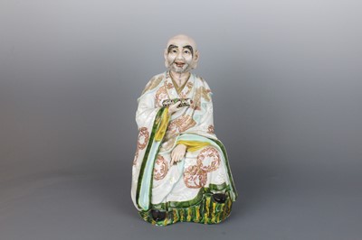 Lot 52 - A finely potted figure of Japanese monk, 19th...