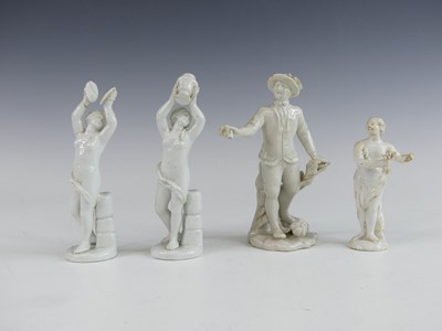 Lot 2108 - A collection of four soft paste porcelain...