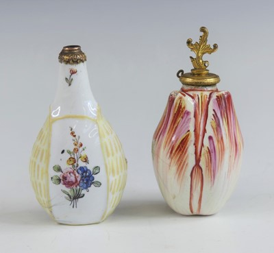 Lot 2345 - A South Staffordshire enamel scent bottle,...