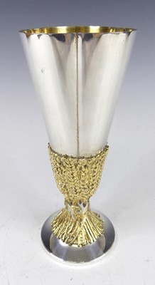 Lot 164 - An Aurum silver Chichester Cathedral goblet,...