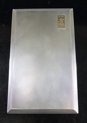 Lot 146 - An Asprey of London silver cigarette case, of...