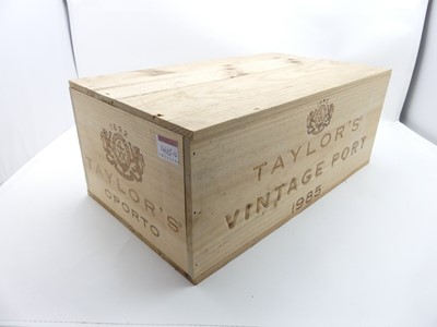 Lot 1365 - Taylor's Vintage Port 1985, 6 bottles, OWC