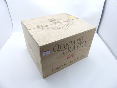 Lot 1323 - Quinta do Crasto Vintage Port 2015, 6 bottles,...