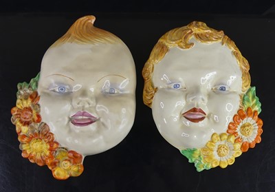 Lot 38 - A pair of 1930s Clarice Cliff pottery 'Jack &...