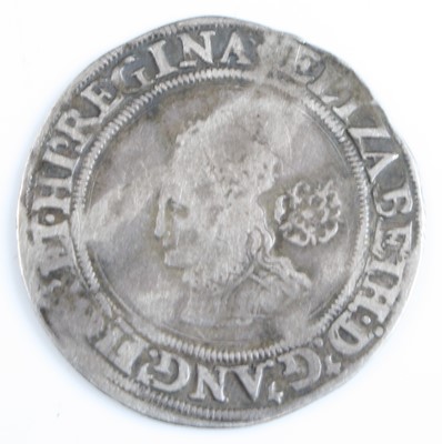 Lot 3042 - England, 1561 sixpence, London mint, mm pheon...