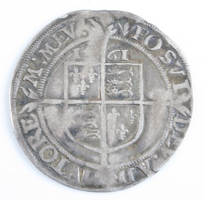 Lot 3042 - England, 1561 sixpence, London mint, mm pheon...