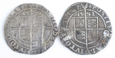 Lot 3042 - England, 1561 sixpence, London mint, mm pheon...