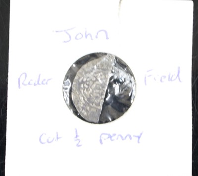 Lot 3046 - England, John (1199-1216) silver penny, short...