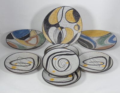 Lot 58 - A collection of Ruscha Milano studio pottery...