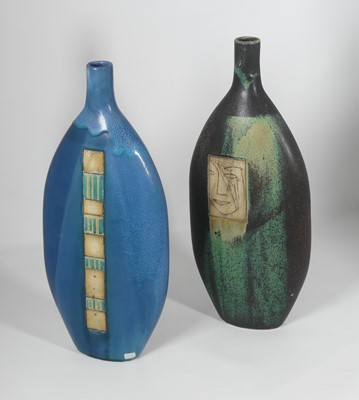 Lot 63 - Pirjo Nylander - a near pair of 1960s pottery...