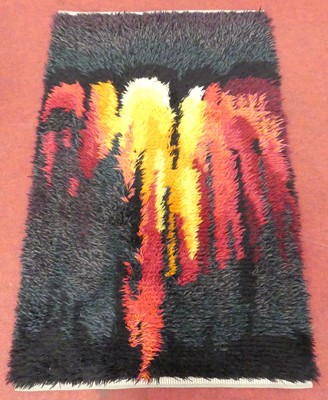 Lot 475 - Ingrid Starling - a deep pile woollen 'Blast...