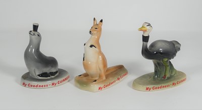 Lot 18 - Three Carltonware Guinness advertising figures,...