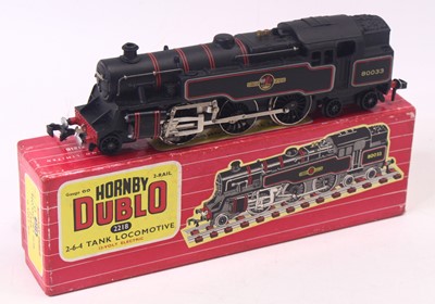 Lot 297 - 2218 Hornby-Dublo 2-rail 2-6-4 tank loco BR...