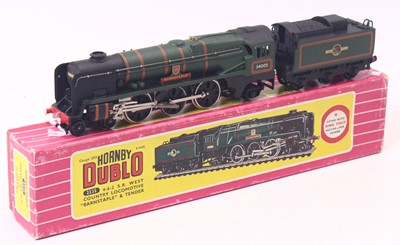 Lot 319 - 2235 Hornby-Dublo 2-rail 4-6-2 loco & tender...