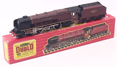 Lot 305 - 2226 Hornby-Dublo 2-rail 4-6-2 loco & tender...