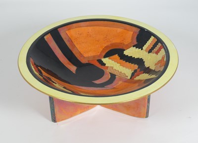 Lot 14 - An Art Deco Carltonware 'Jazz Stitch' ceramic...