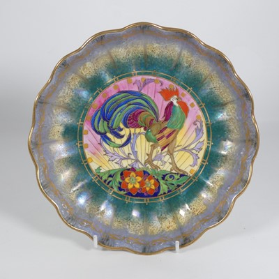 Lot 33 - An Art Deco Mintons lustre pottery dish,...