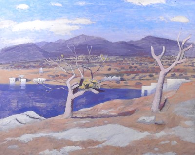 Lot 310 - Contemporary School - Mediterranean landscape,...