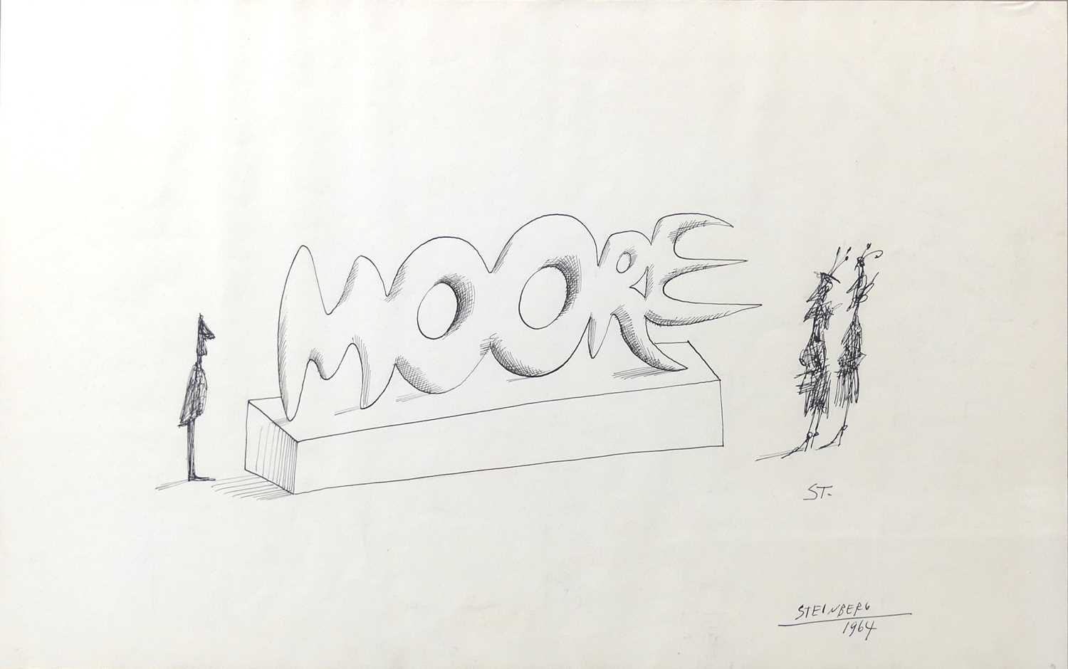 Lot 311 - Saül Steinberg (American, 1914-1999) - Moore,...