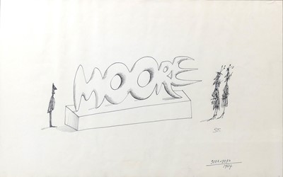 Lot 311 - Saül Steinberg (American, 1914-1999) - Moore,...