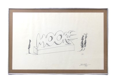 Lot 311 - Saül Steinberg (American, 1914-1999) - Moore,...