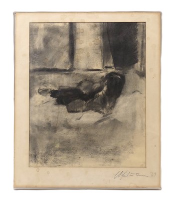 Lot 312 - 20th century School - Reclining female,...