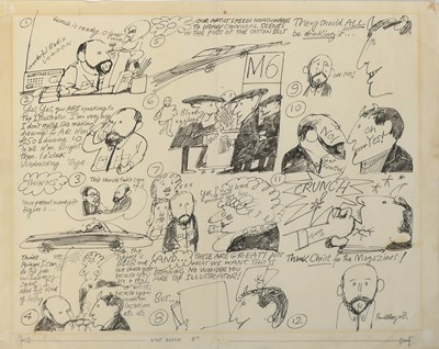 Lot 315 - Paul Hogarth RA (1917-2001) - Satirical...