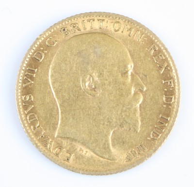 Lot 3227 - Great Britain, 1906 gold half sovereign,...