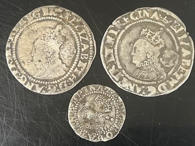 Lot 3483 - England, 1570 sixpence, Elizabeth I...