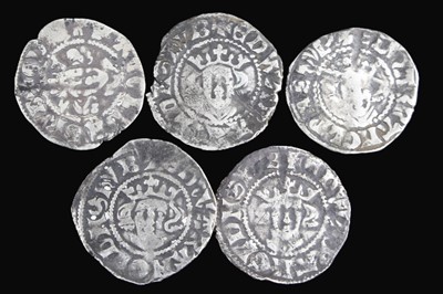 Lot 3061 - England, Edward III (1327-1377) silver penny,...