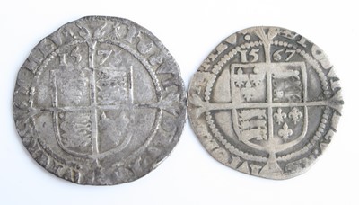 Lot 3064 - England, 1573 sixpence, obv: Elixabeth I...