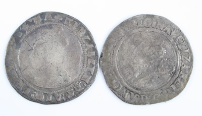 Lot 3071 - England, 1575 sixpence, obv: Elizabeth I...