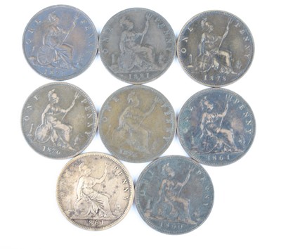 Lot 3080 - Great Britain, 1860 copper penny, obv:...