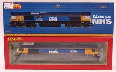 Lot 511 - Hornby 00 gauge GBRF class 66 "Capt. Tom Moore"...