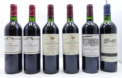 Lot 1115 - Chateau Le Grand Sigognac 2003, Medoc, two...