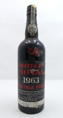 Lot 1318 - Quinta do Noval Vintage Port 1963, one bottle